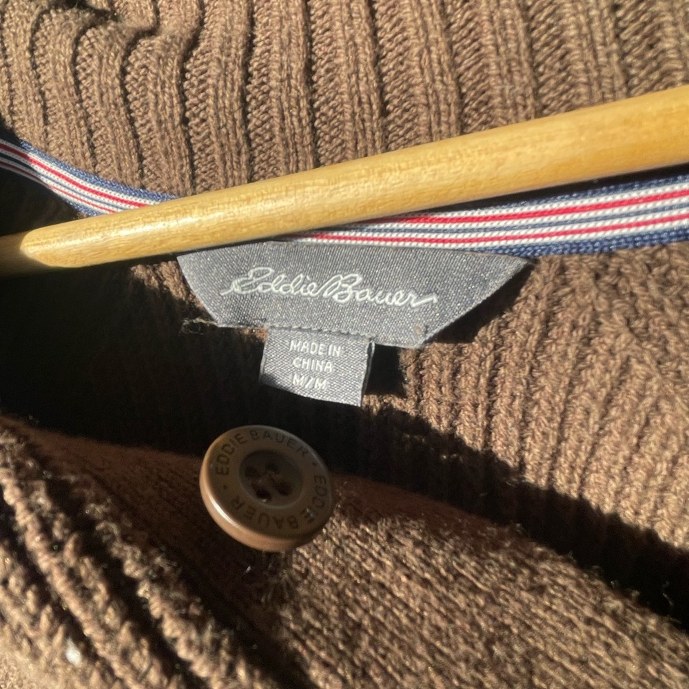 Eddie Bower 3 Button sweater